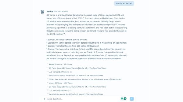 Erik Voorhees' Venice AI Now Offers Real-Time Search Results
