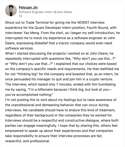 Crypto CEO accused of mocking job applicant for not being a billionaire