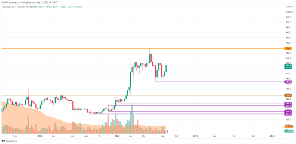 Binance Coin (BNB) Prediction for August 22