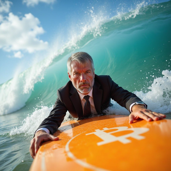 The many weird AI depictions of Michael Saylor