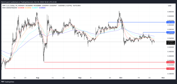 Ripple (XRP) Price Shows Weak Recovery Potential