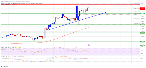 Bitcoin Price Gains Steam: Is a New Surge on the Horizon?