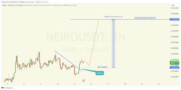 Neiro On Ethereum Enters Top 100, Faces Stiff Market Competition
