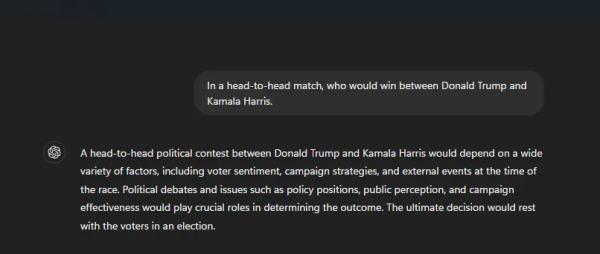 The Latest AI Predictions Favor Kamala Harris For the Win