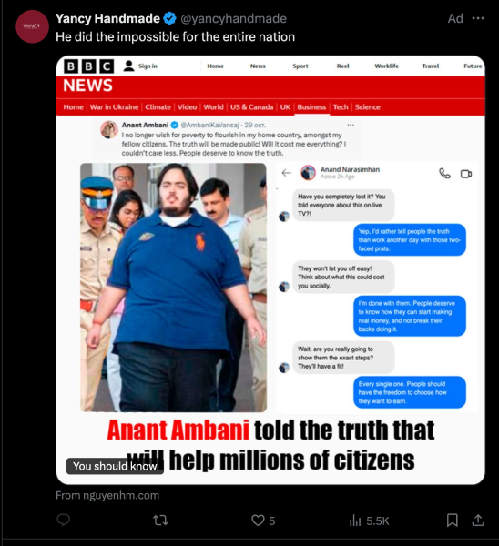 Crypto scammers target Indians using fake BBC report Crypto scammers target Indians using fake BBC report