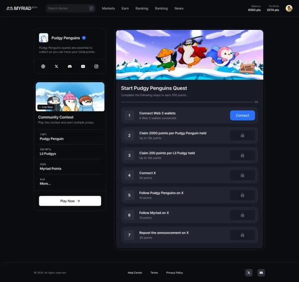 MYRIAD, Pudgy Penguins Team Up to ‘Predict the Future’