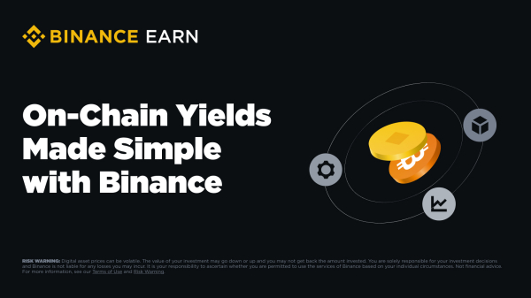 On-Chain Yields Made Simple with Binance