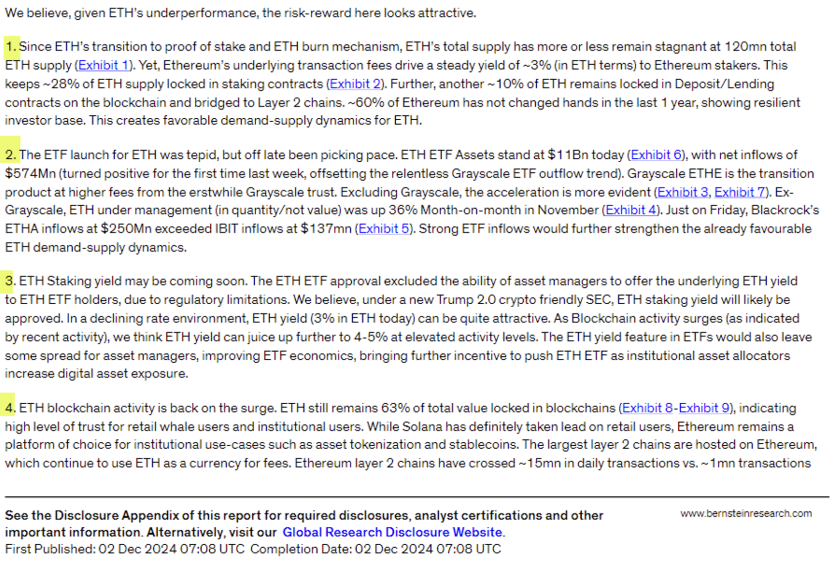 Top 5 reasons why Ethereum could take off in 2025 