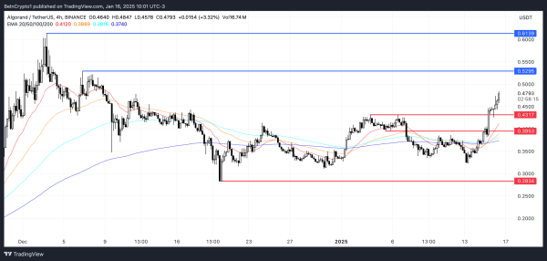 Algorand (ALGO) Gains 20%, Market Cap Hits $4 Billion in Strong Rebound