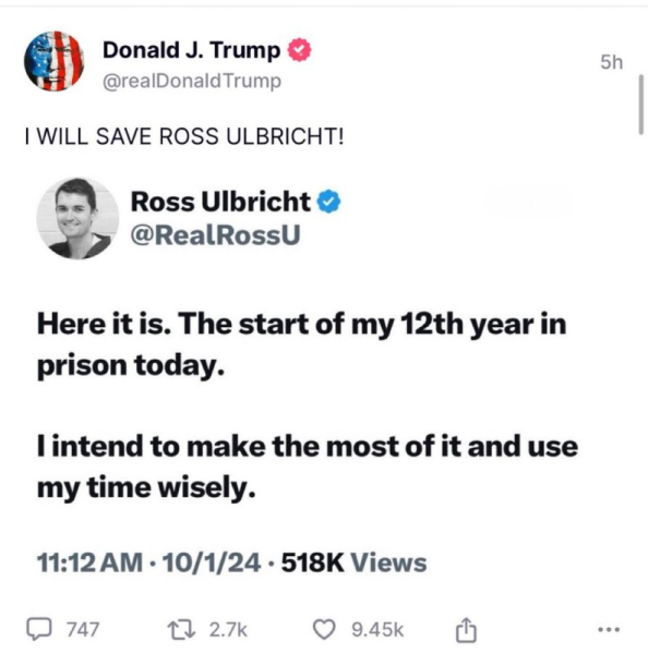 In One Week, Donald Trump Will Decide Ross Ulbricht's Fate