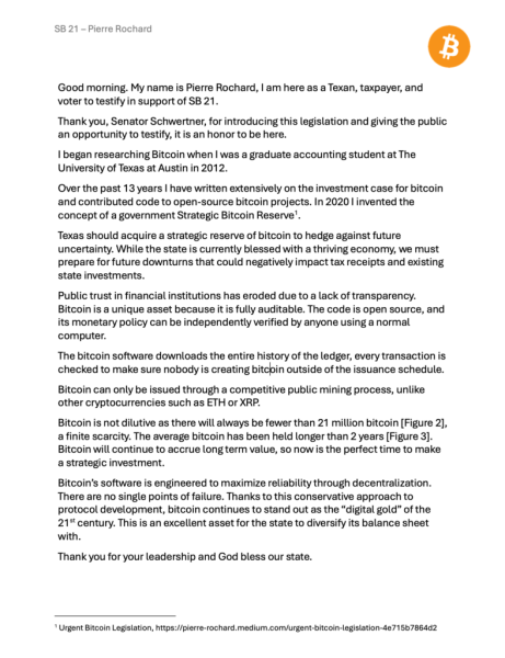 Bitcoin miner Riot tells Texas Congress state Bitcoin reserve needed to 'prepare for future downturns' Bitcoin miner Riot tells Texas Congress state Bitcoin reserve needed to 'prepare for future downturns'