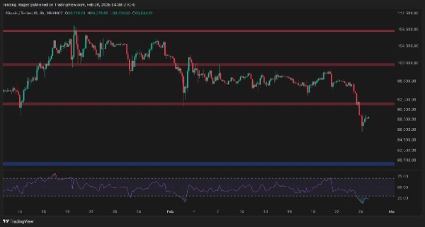Bitcoin Price Analysis: Is $80K Next for BTC After Losing 2 Key Support Lines?