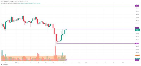 Binance Coin (BNB) Price Prediction for February 12