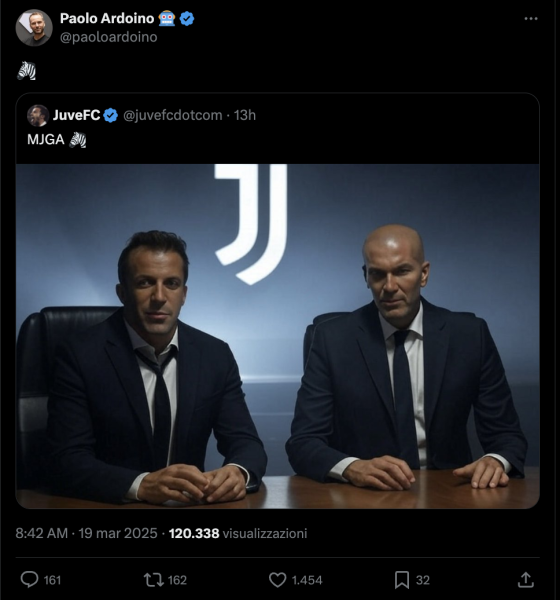 Tether and Juventus: CEO Ardoino sets social media ablaze with Del Piero and Zidane Tether and Juventus: CEO Ardoino sets social media ablaze with Del Piero and Zidane
