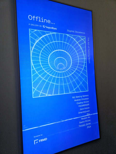 SuperRare inaugurates the NFT gallery “Offline” in New York SuperRare inaugurates the NFT gallery “Offline” in New York