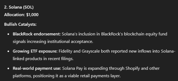 ChatGPT picks 3 cryptocurrencies to buy with $3,200 Social Security check