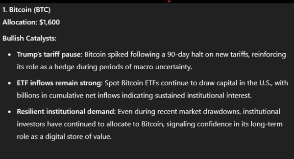 ChatGPT picks 3 cryptocurrencies to buy with $3,200 Social Security check