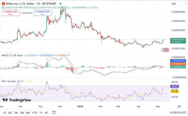 Shiba Inu (SHIB) Price Jumps 10%: Classic Bull Pattern in Play