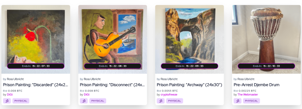 Bidding Begins on Ross Ulbricht’s Pre-Arrest and Prison Mementos as He Embarks on New Chapter