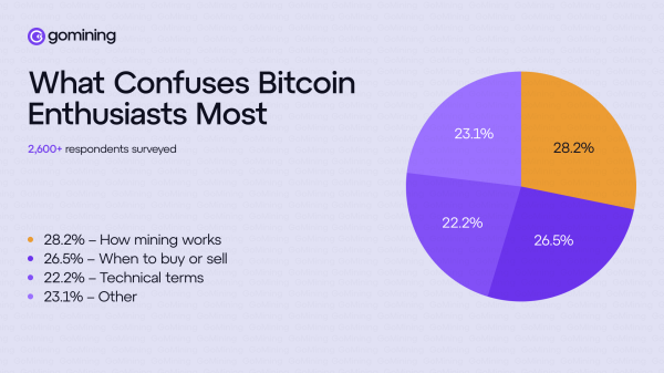 70% of Bitcoin Users Don’t Understand How It Works, GoMining Survey Finds