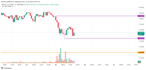 Bitcoin (BTC) Price Prediction for July 25