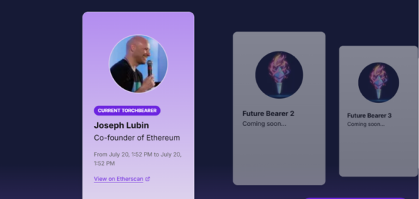 Ethereum Unveils Symbolic NFT Torch Ahead of 10-Year Anniversary
