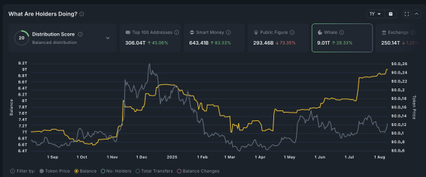 Pepe price rises as whale accumulation jumps amid ETH boom