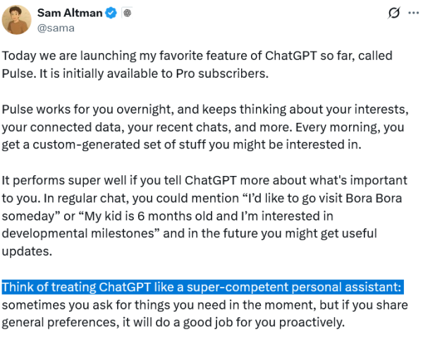 OpenAI unveils ChatGPT ‘Pulse’ — Could it help you trade crypto?