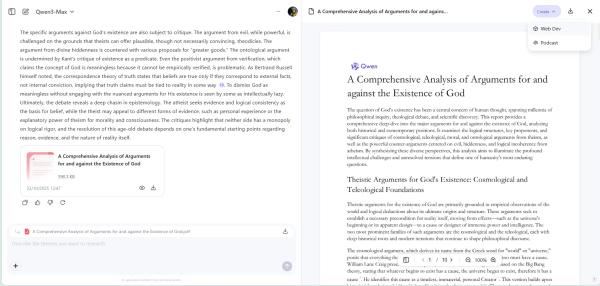 Alibaba’s Qwen Deep Research Creates Live Webpages, Podcasts in Seconds Alibaba’s Qwen Deep Research Creates Live Webpages, Podcasts in Seconds