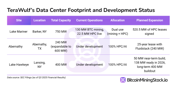 TeraWulf Eyes 250-500 MW of New HPC Signings Annually