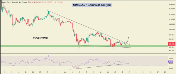 Here Are Key Resistance Levels BNB Must Break to Reach $1,109