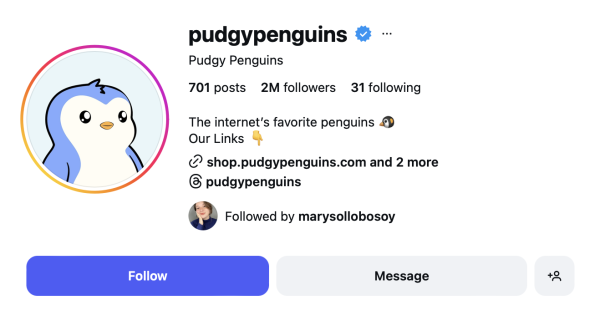 Pudgy Penguins brings NFT characters to the Las Vegas Sphere during Christmas Pudgy Penguins brings NFT characters to the Las Vegas Sphere during Christmas