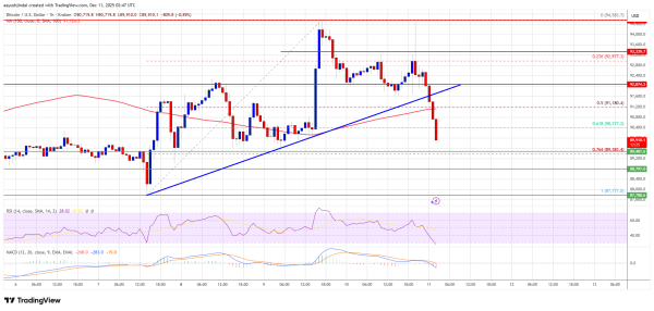 Bitcoin Price Slides From Peak Levels—Is a Bigger Correction on Deck?