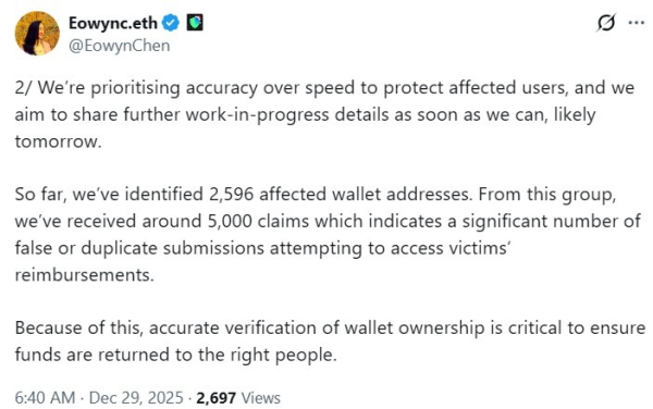 Trust Wallet hack shifts to verification amid surge in false claims