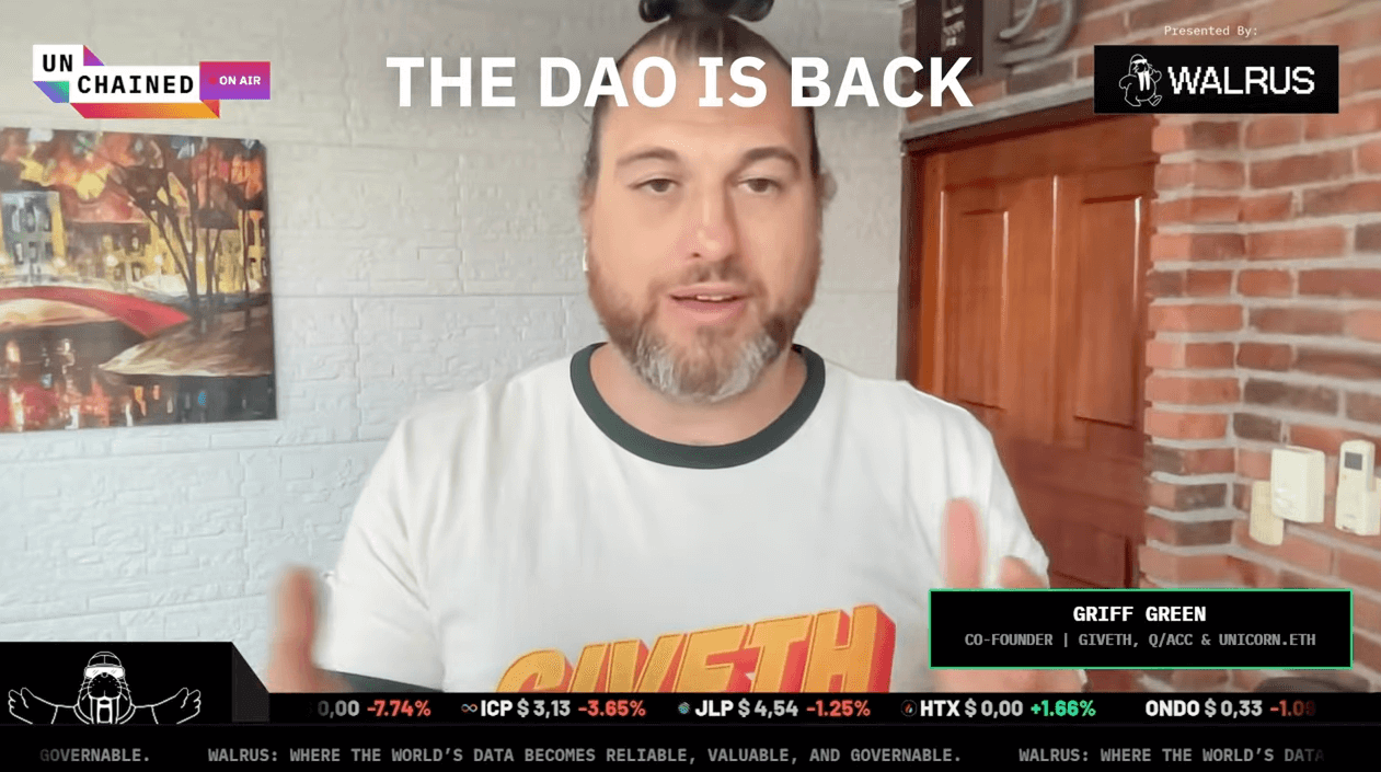 Unclaimed Ethereum from The DAO hack to fund new security initiative: Griff Green