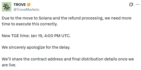 Unhappy backers seek refund as Trove pivots from Hyperliquid to Solana