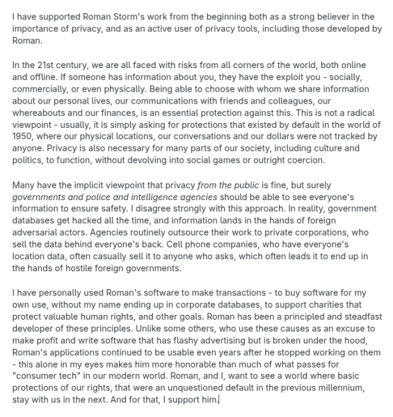 Why Vitalik Buterin Just Threw His Weight Behind a Convicted Tornado Cash Developer