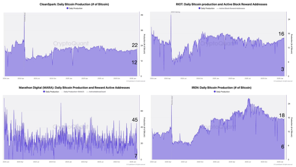 Bitcoin hashrate briefly drops to mid-2025 levels amid US winter storm