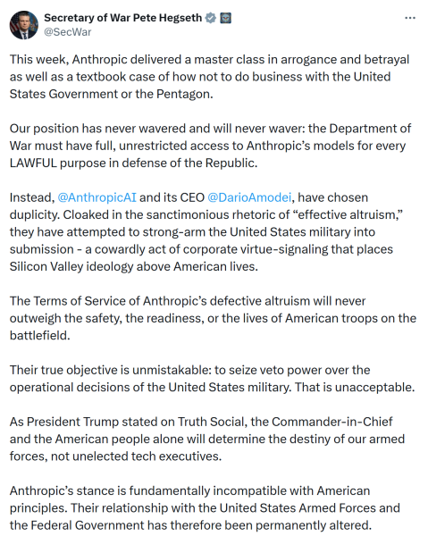 OpenAI wins defense contract hours after government ditches Anthropic