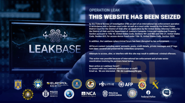 Europol, FBI wipe major cybercrime forum LeakBase off the web