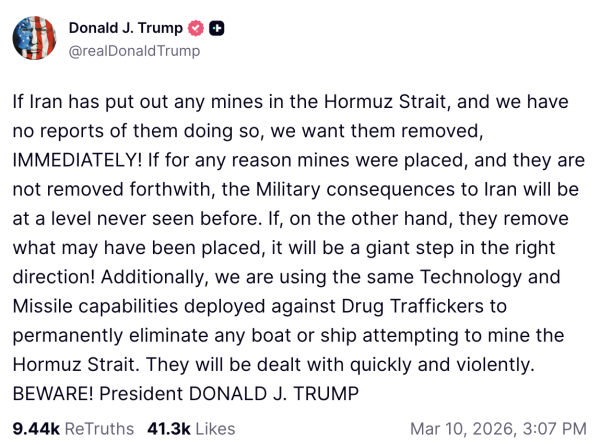 Trump documents meltdown over Iran war on Truth Social