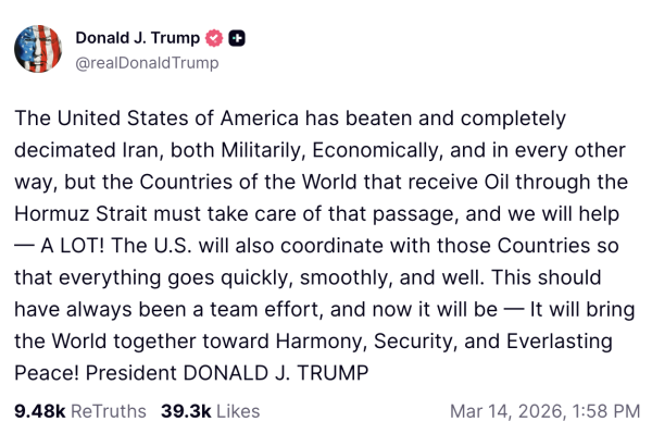 Trump documents meltdown over Iran war on Truth Social