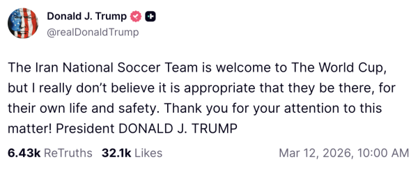 Trump documents meltdown over Iran war on Truth Social