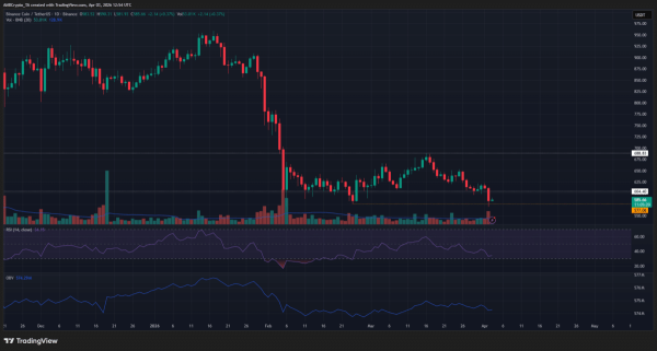 BNB&rsquo;s latest retest of the February lows did not end well &ndash; Here&rsquo;s why