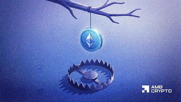 570K ETH unstaked – Is Ethereum’s 2.2% dip just a bear trap? 570K ETH unstaked – Is Ethereum’s 2.2% dip just a bear trap?