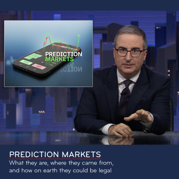 Last Week Tonight&lsquo;s John Oliver says he won&lsquo;t placate prediction markets users