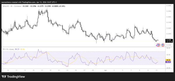 ADA slips under $0.24 as bearish momentum signals more losses ADA slips under $0.24 as bearish momentum signals more losses